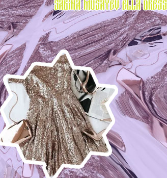 A line new years dress