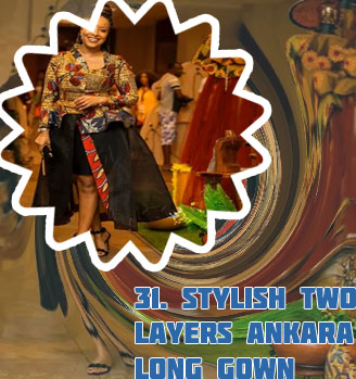 Classy ankara long gowns