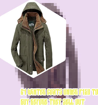 Fashionable winter parkas