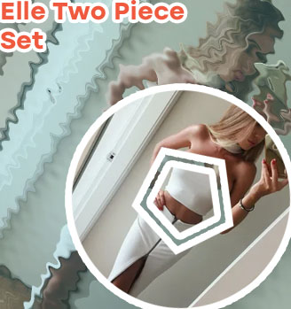 Off the shoulder two piece set