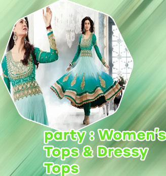Party wear long tops