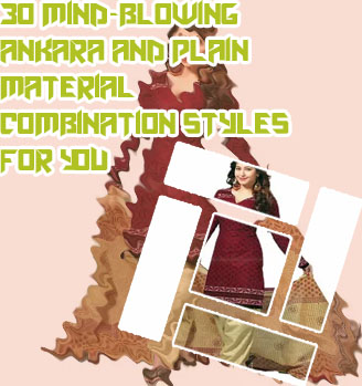 Plain material style for ladies