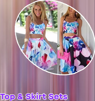 Skirt and top set online