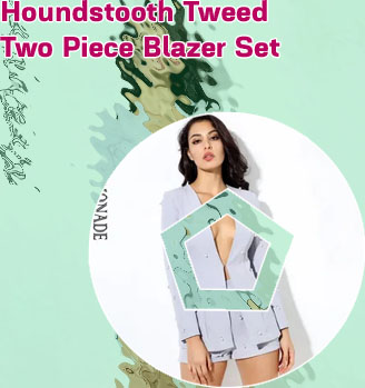 Two piece blazer short set
