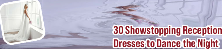 Wedding reception dress women